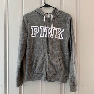 Victoria secret PINK hooded zip up jacket